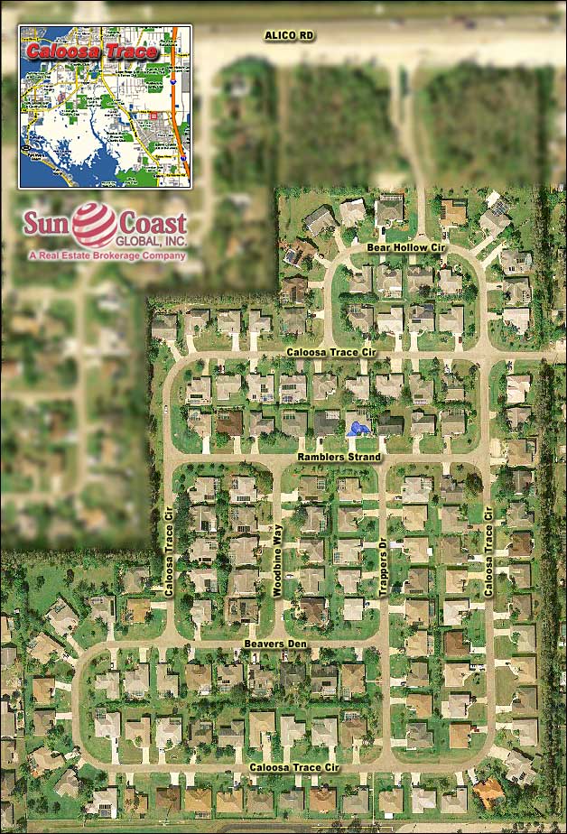 Caloosa Trace Overhead Map